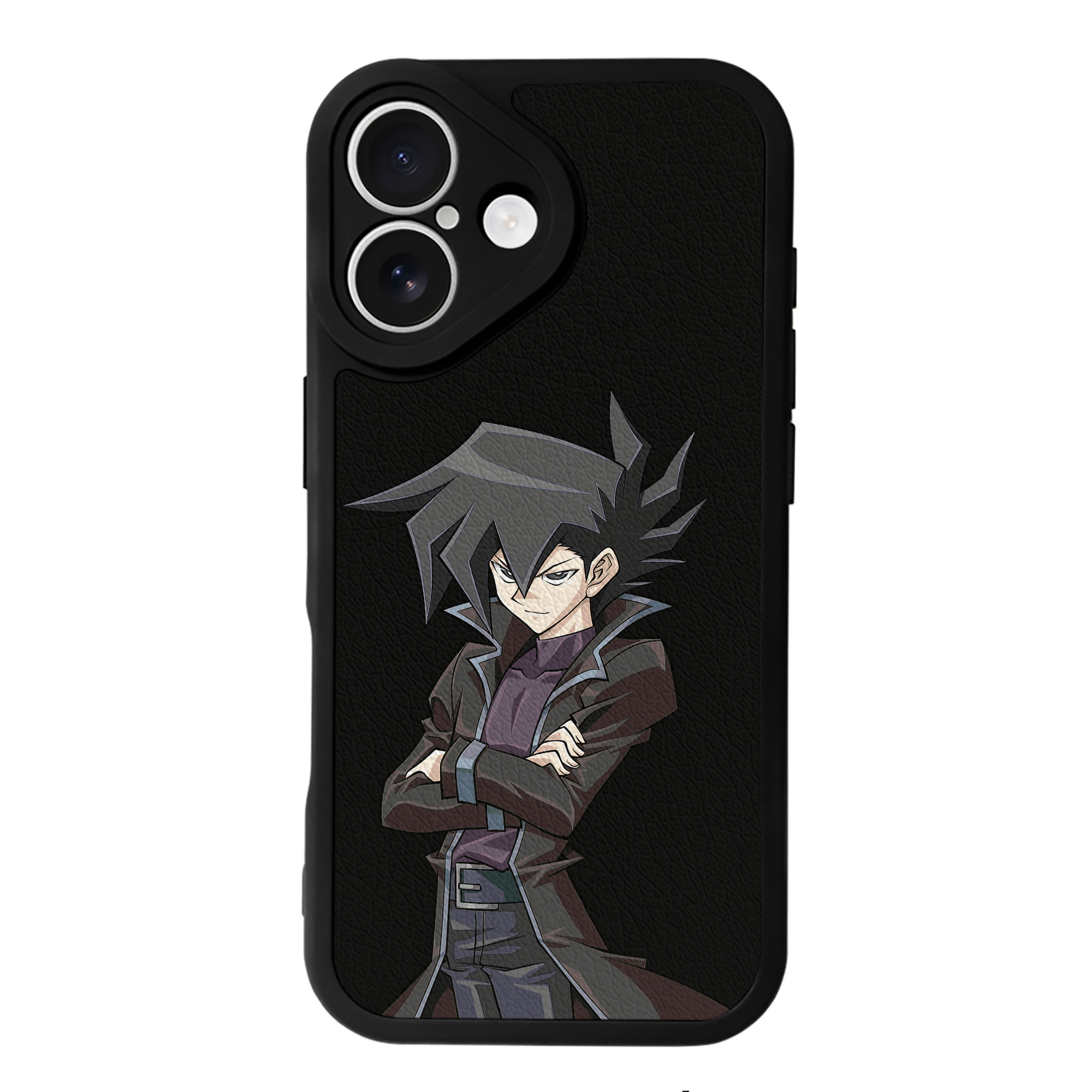 遊☆戯☆王 Yu-Gi-Oh! 【iPhone 16シリーズ対応】シリコンスマホケース（レザー調） 材質：シリコン
